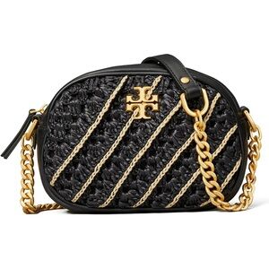 Tory Burch Kira Crochet Camera Crossbody Bag